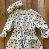 Little Black Flowers Dress | 3T | Rachel Zoe