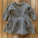 Striped Long Sleeve Dress | 3T | Little Me