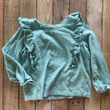 Blue Flutter Shoulder Long Sleeve | 4T | Cat & Jack
