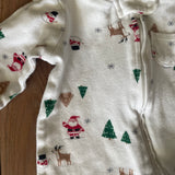 Winter Holiday Zip Up Pajama | 0-3 mo | Carter's