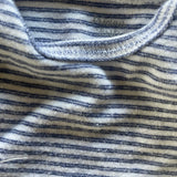 Striped Short Sleeve Onesie | 0-3 mo | Precious Firsts