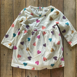 Doodle Hearts Dress | 6-9 mo | Wonder Nation