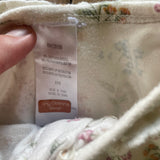 Dainty Flowers Zip Up Pajama | 6-9 mo