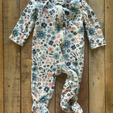 Little Flowers Zip Up Pajama | 6-9 mo | Carter's