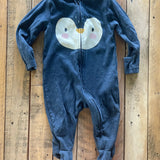 Little Penguin Zip Up Pajama | 6-9 mo | Old Navy