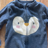 Little Penguin Zip Up Pajama | 6-9 mo | Old Navy