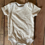 Light Stripes Short Sleeve Onesie | Bon Bebe