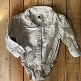 Plaid Button Down Onesie | 12-18 mo | Janie & Jack