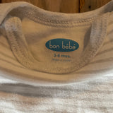 Light Stripes Short Sleeve Onesie | Bon Bebe