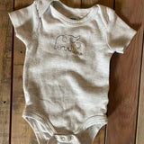 Little Elephants Short Sleeve Onesie | Bon Bebe