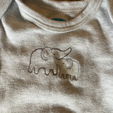 Little Elephants Short Sleeve Onesie | Bon Bebe