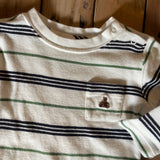 Striped Long Sleeve Onesie | Baby Gap