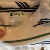Striped Long Sleeve Onesie | Baby Gap