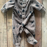 Fleece Snap Up Pajama | preemie | Carter's
