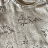 Little Dino Short Sleeve Onesie | Carter's