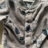 Fleece Snap Up Pajama | preemie | Carter's