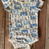Tiny Bears Short Sleeve Onesie | Gerber Organic