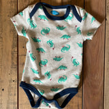 Little Dinos Short Sleeve Onesie | Bon Bebe