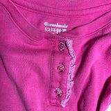Bright Pink Long Sleeve Henley | Carter's