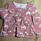 Pink Butterflies Long Sleeve Top | Carter's