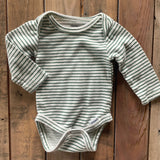 Striped Long Sleeve Onesie | newborn | Gerber