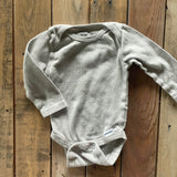 Grey Long Sleeve Onesie | newborn | Gerber