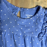 Purple Polka Dots Long Sleeve Onesie | Carter's