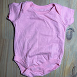 Pink Short Sleeve Onesie