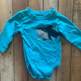 Blue Dolphin Onesie | 3-6 mo | Garanimals