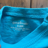 Blue Dolphin Onesie | 3-6 mo | Garanimals