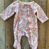 Pink Koala Button Up Pajama | 3-6 mo