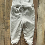 Cream Footie Pants | 6-9 mo