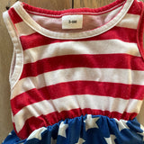 American Flag Tank Dress | 3-6 mo