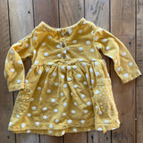 Yellow Polkadot Dress | 3-6 mo | Carter's