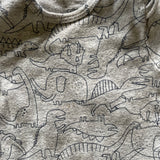 Dino Short Sleeve Onesie | 6-9 mo | Carter's