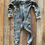 Construction Trucks Zip Up Pajama | 6-9 mo | Gerber