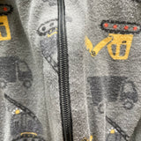 Construction Trucks Zip Up Pajama | 6-9 mo | Gerber