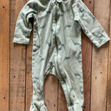 Dinos Zip Up Pajama | 6-9 mo | Carter's