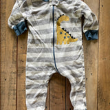 Dino Zip Up Pajama | 6-9 mo | Gerber