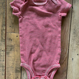 Red Striped Onesie | 6-9 months | Carter's