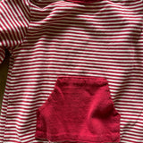 Organic Red Striped Romper | 6-9 months | Gap