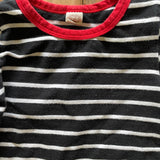 Black Striped Long Sleeve | 6-9 months