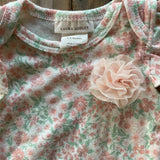 Flowers & Ruffles Short Sleeve Onesie | Laura Ashley