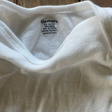 Plain White Short Sleeve Onesie | Gerber