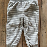 Grey Striped Fleece Pants | 12-18 months | Carter's