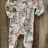 Little Roses Zip Up Pajama | Gerber