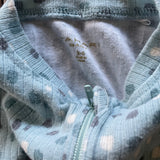 Blue Polka Dots Zip Up Pajama | Tahari