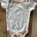 Subtle Flowers Short Sleeve Onesie | Kyle & Deena