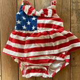 4th Of July Romper | 0-3 mo | Pat