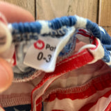 4th Of July Romper | 0-3 mo | Pat